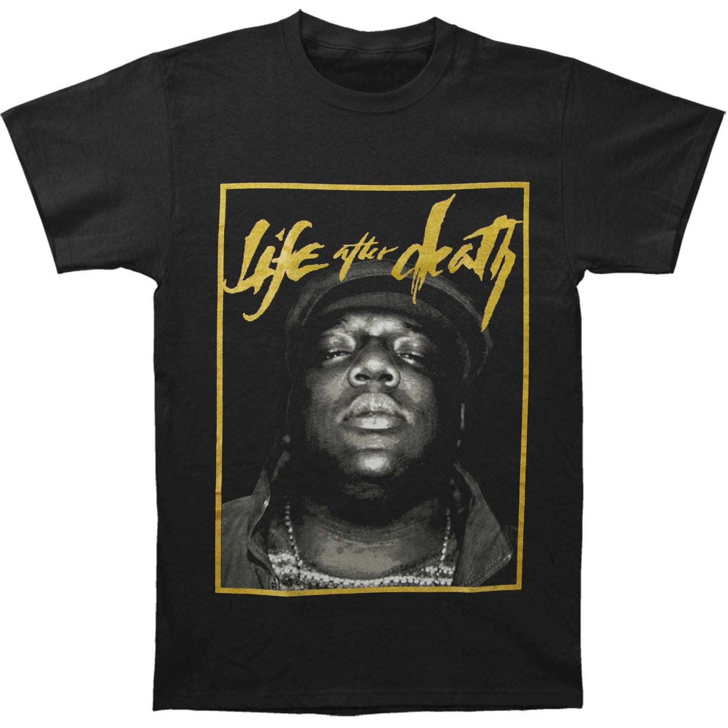 Notorious B.I.G. Life Gold Slim Fit T-shirt Front