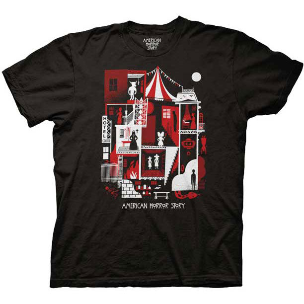 American Horror Story House Of Horrors Slim Fit T-shirt Front