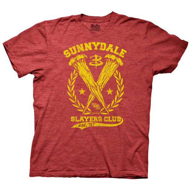 Buffy The Vampire Slayer Sunnydale Slay Slim Fit T-shirt Front