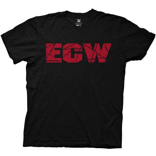WWE ECW Logo Slim Fit T-shirt Front