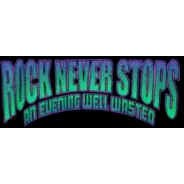 Rock Never Stops Well Wasted Mens Tank Back