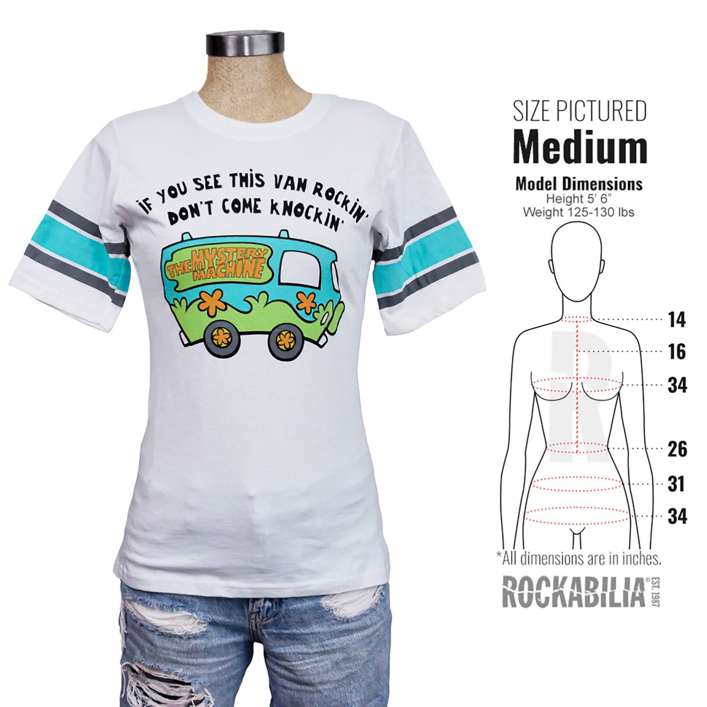 Scooby Doo Van Girls Jr Jersey Alt 3