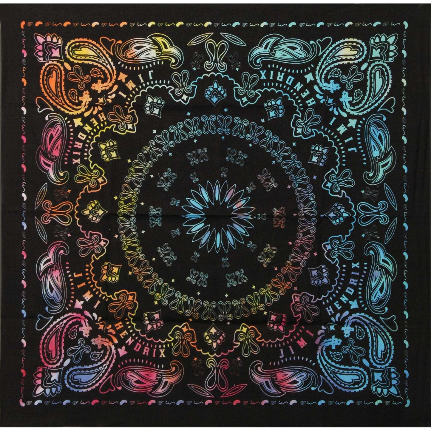 Jimi Hendrix Tie Dye Bandana Bandana Front