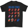 The Rolling Stones Logo Evolution Blue And Lonesome Tee T-shirt