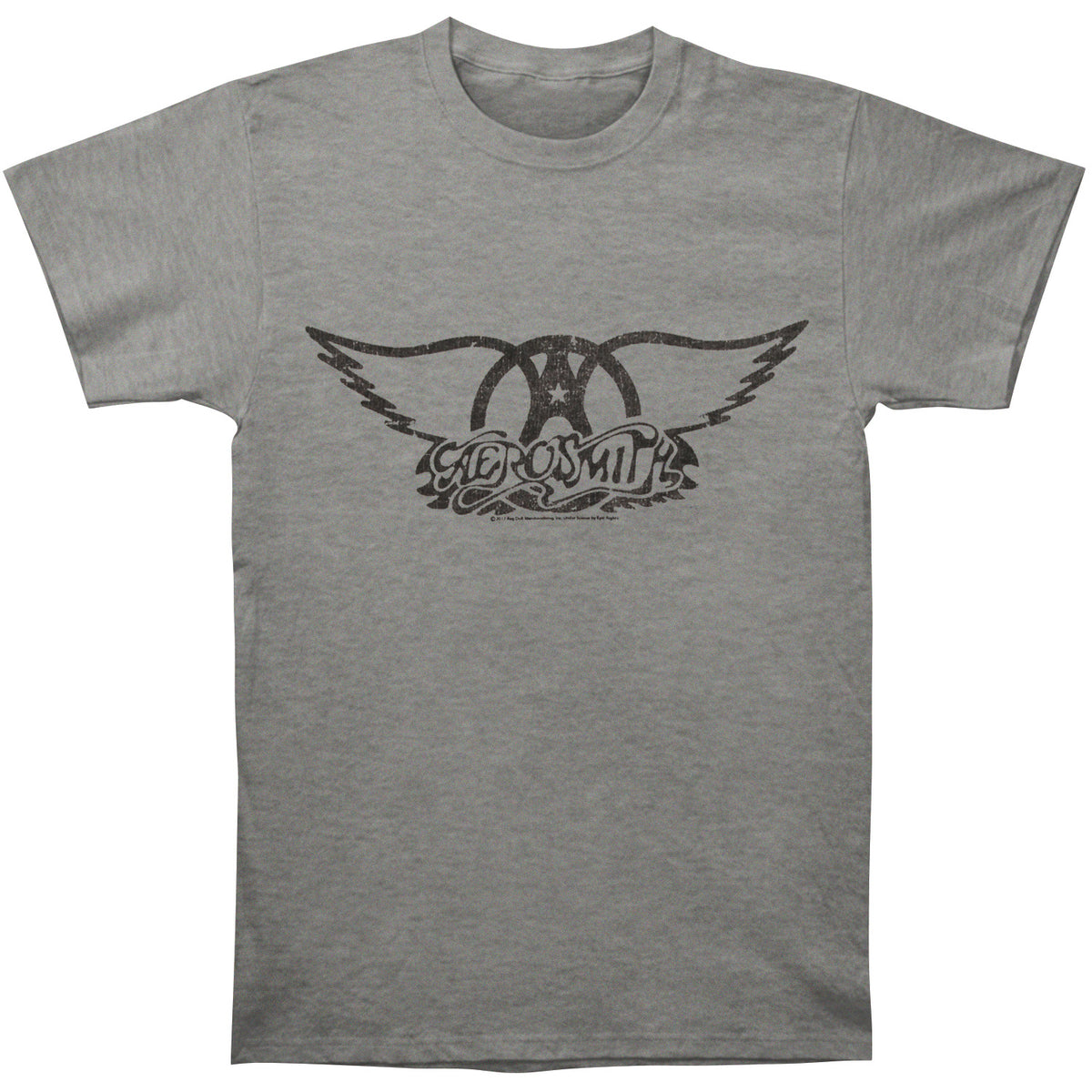 Aerosmith Logo Slim Fit T-shirt Front