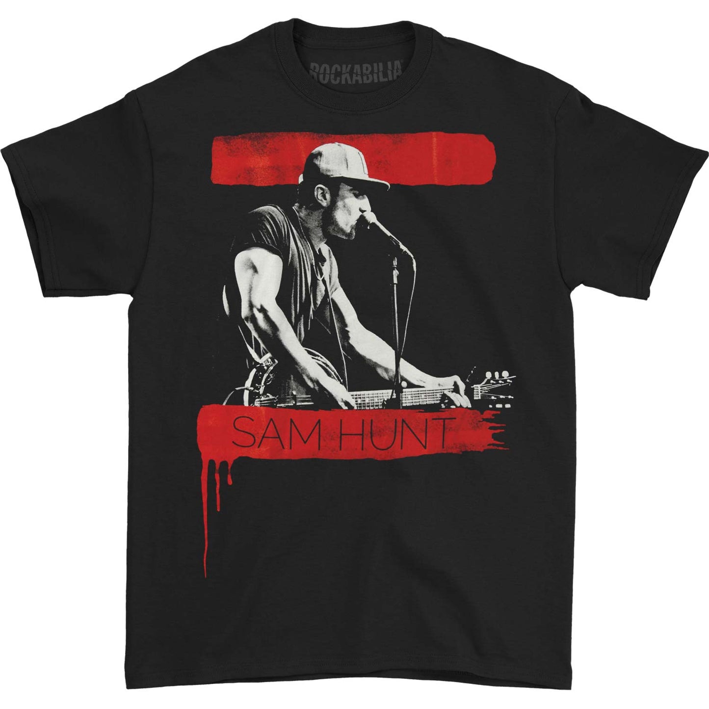 Sam Hunt Red Drip T-shirt Front