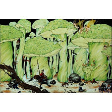 Fantasy Enchanted Forest Blacklight