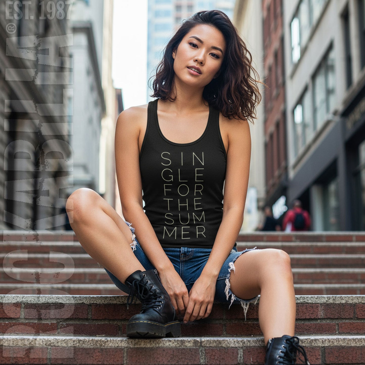 Sam Hunt Single For Summer Womens Tank Alt 2