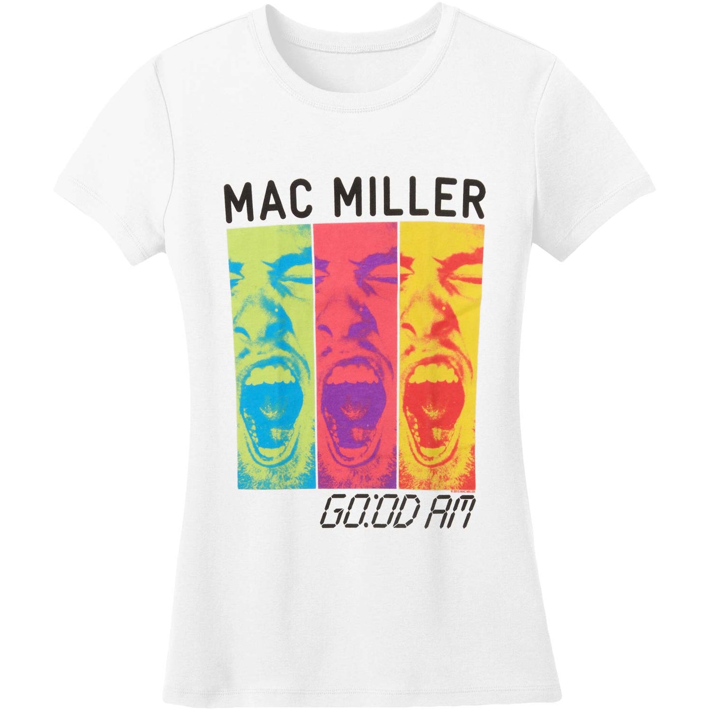 Mac Miller GO:OD AM Triple Photo Jr T Tissue Junior Top Front