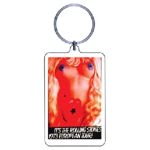 Rolling Stones Plastic Key Chain