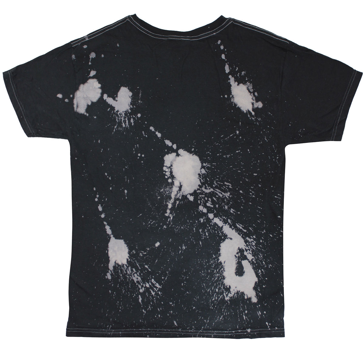 Van Halen Classic Logo Bleach Dye Mens T T-shirt Back