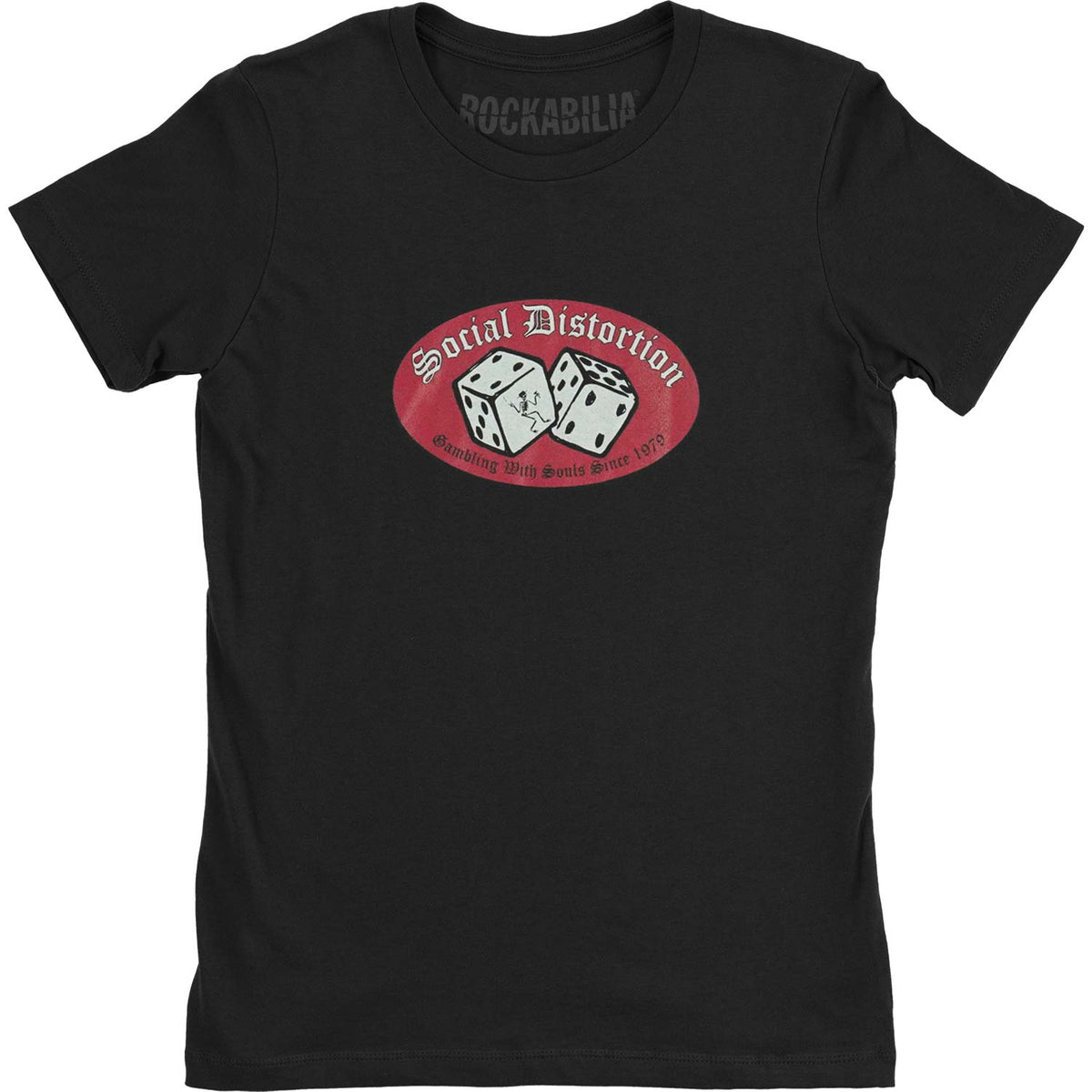 Social Distortion Gamblin' Gal Junior Top Front