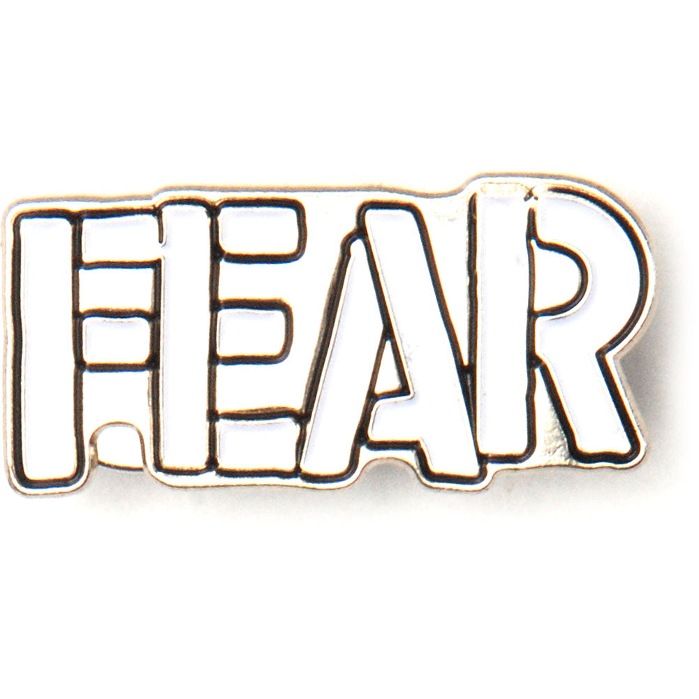 Fear Fear - Enamel Pin Pewter Pin Badge