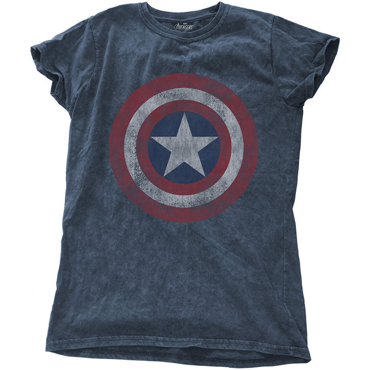 Captain America Shield Vintage Junior Top