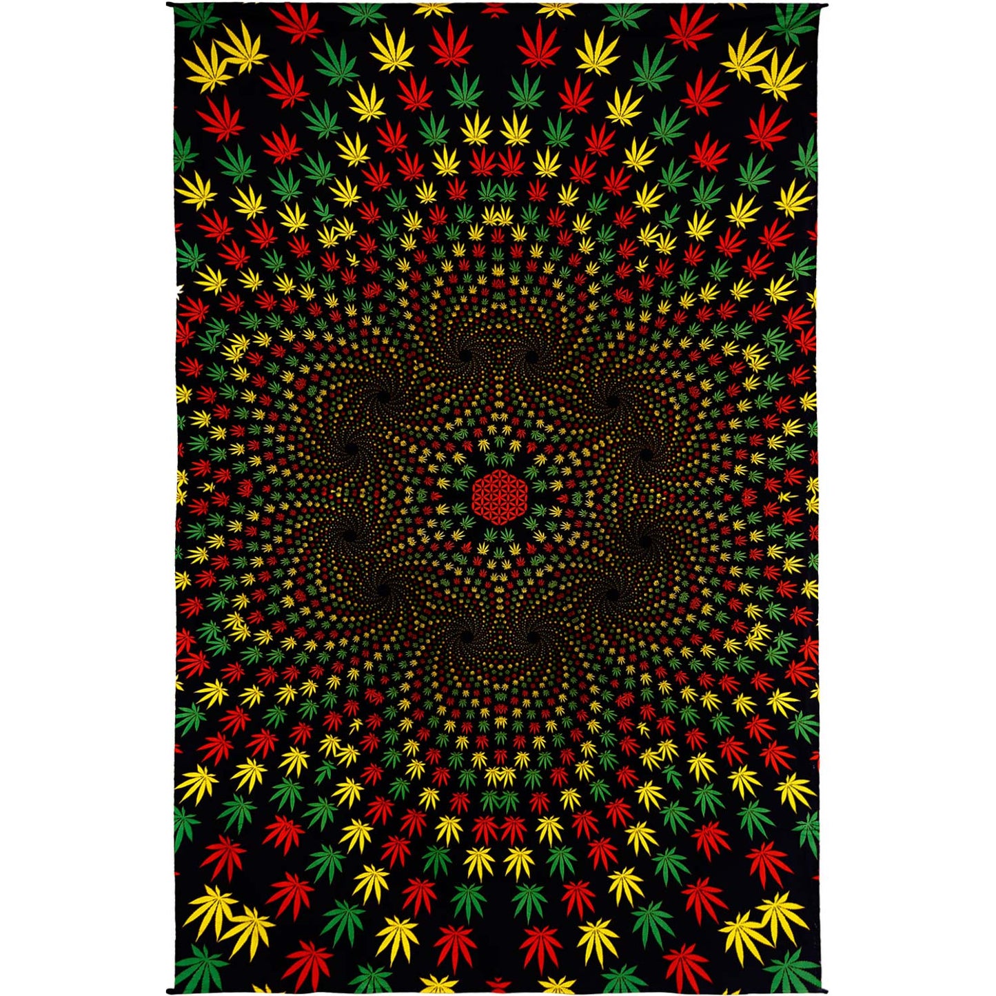 Novelty Weed Vortex Tapestry
