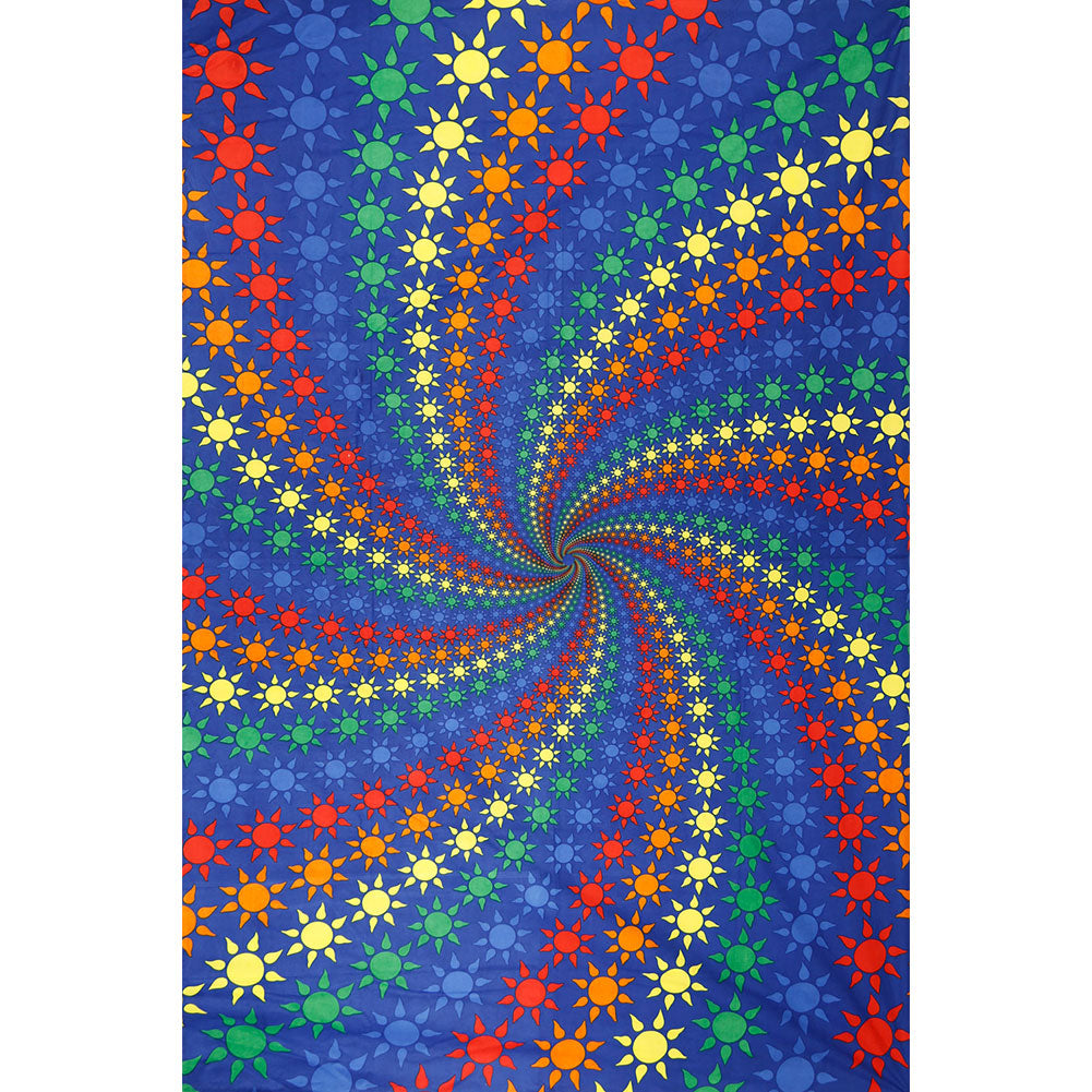 Novelty Rainbow Suns Tapestry