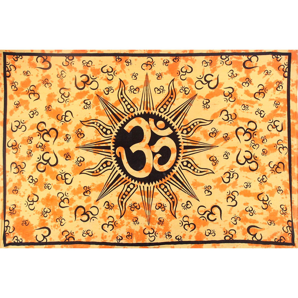 Novelty Om Sun Tapestry