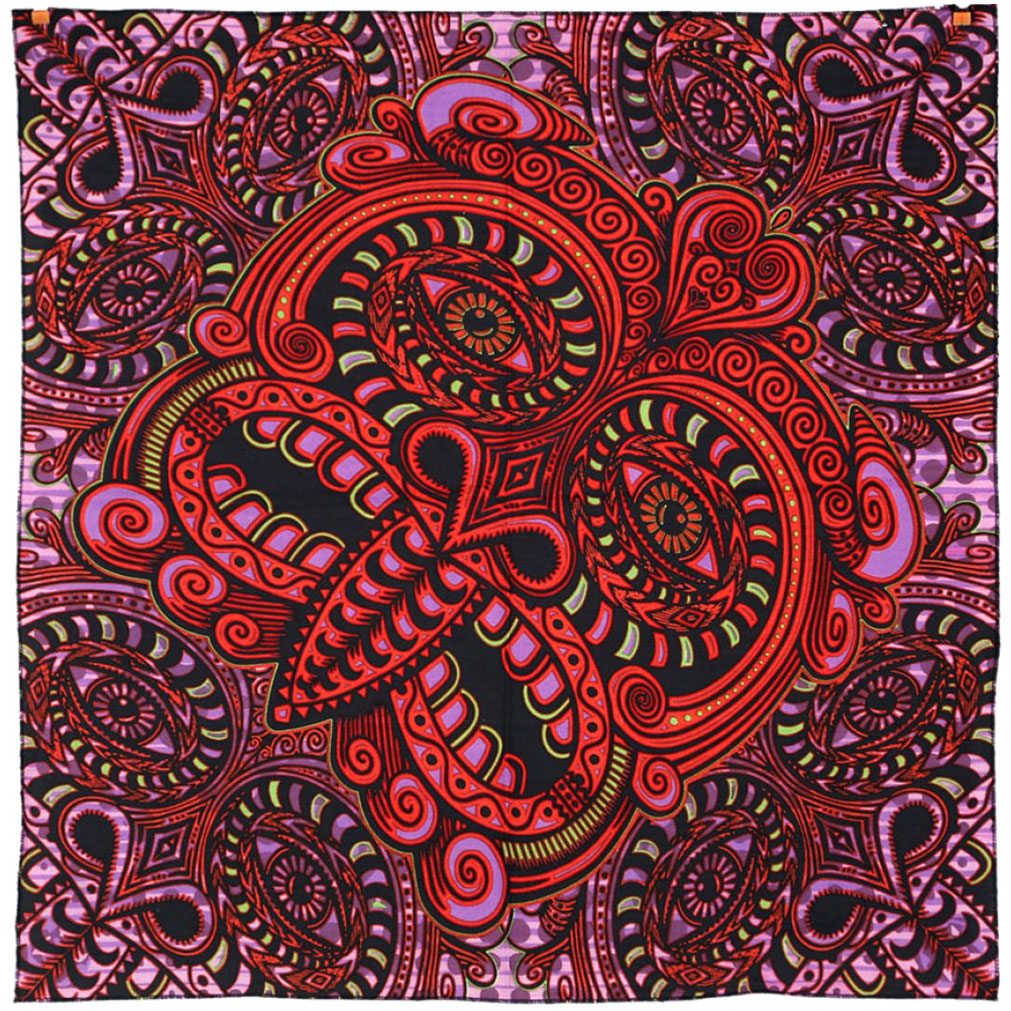 Novelty Tribal Face Bandana Front