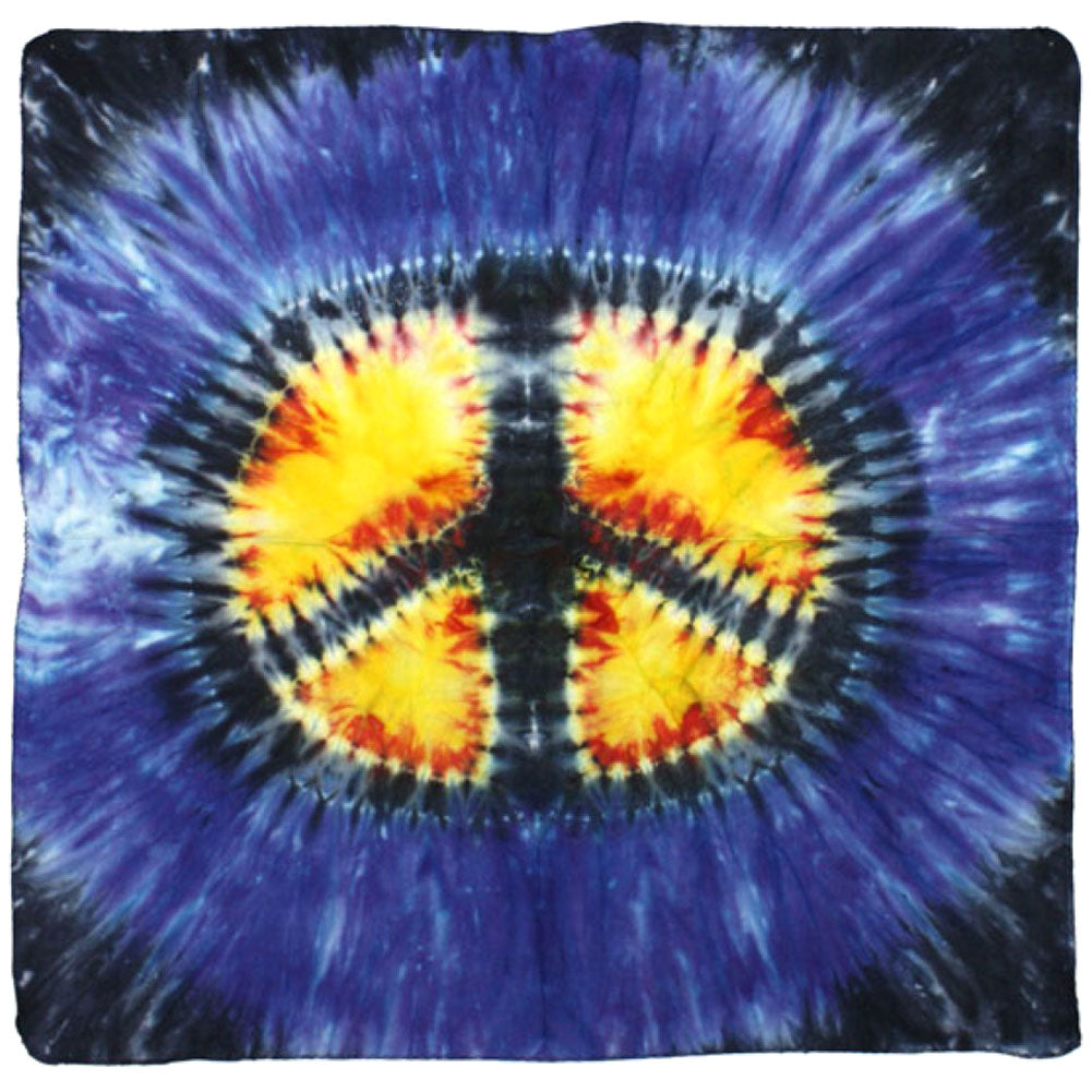 Novelty Peace Sign Bandana Front