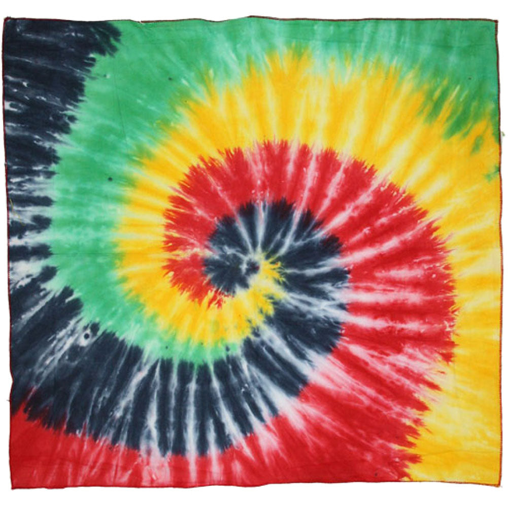 Novelty Rasta Spiral Bandana Front