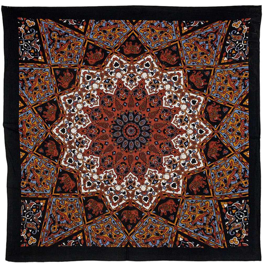Novelty Red India Star Bandana Front