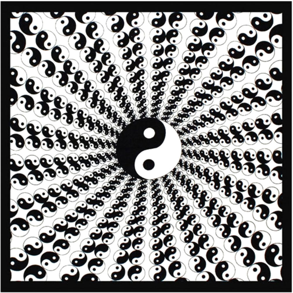Novelty Yin Yang Vortex Bandana Front
