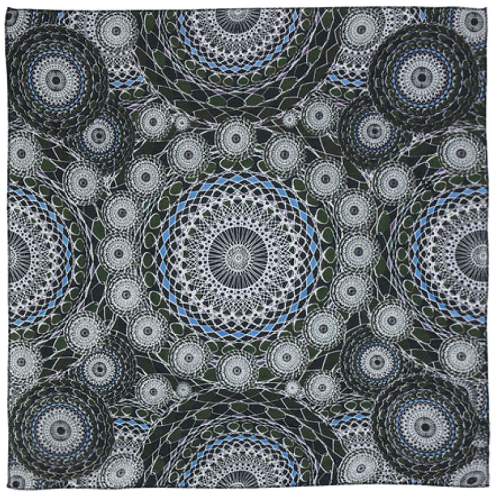 Novelty Grey Ring Of Water Bandana Front