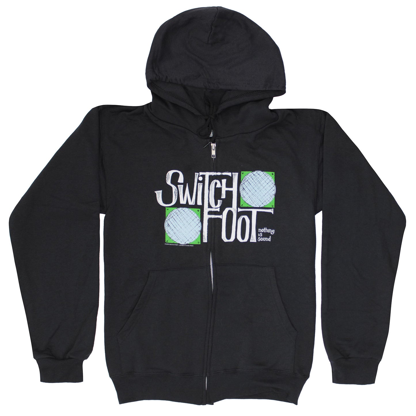 Switchfoot Nothing Is Sound Zippered Hooded Sweatshirt Front