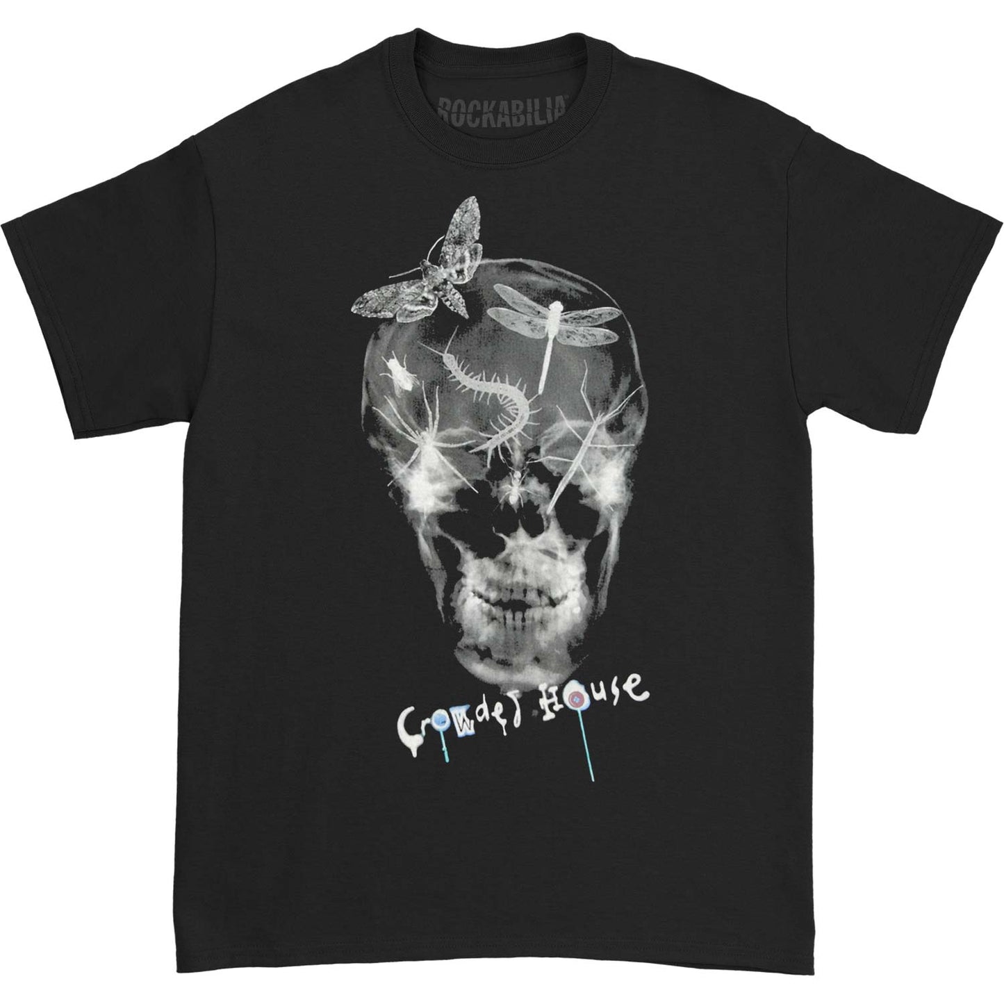 Crowded House Skull T-shirt Front