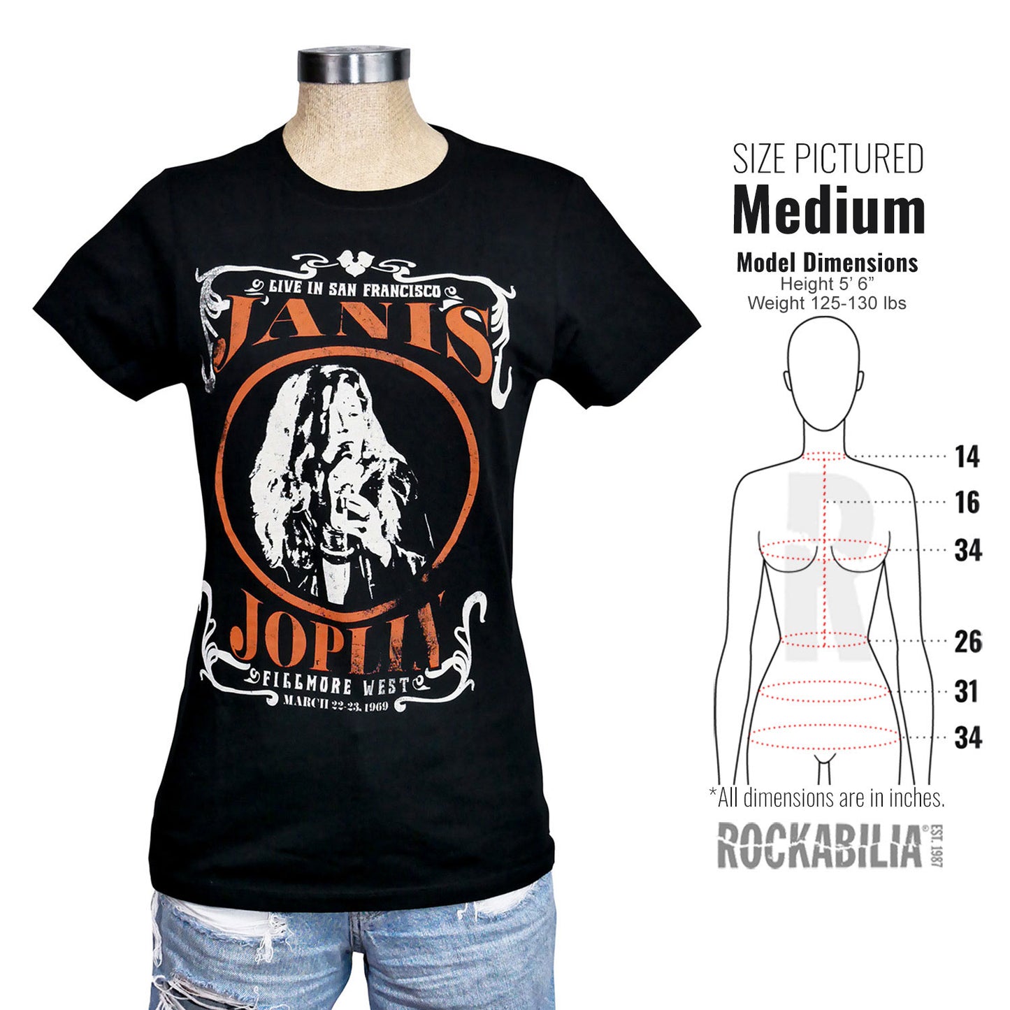 Janis Joplin Live Junior Top