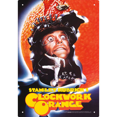 Clockwork Orange One Sheet Tin Concert Sign