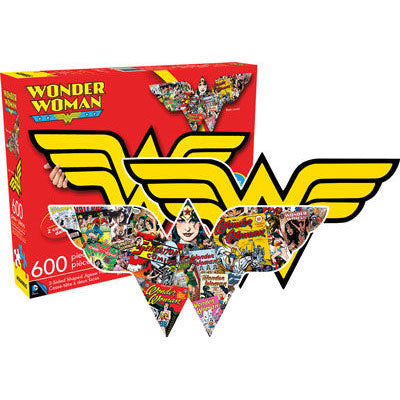 Wonder Woman Logo & Collage Puzzle Front