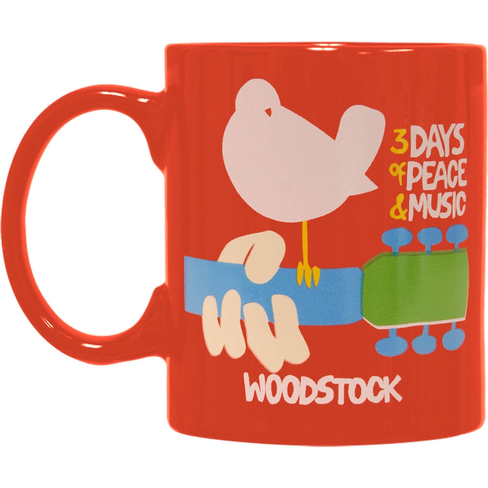 Woodstock Red Coffee Mug Front