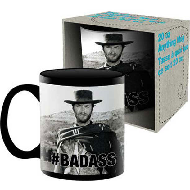 Clint Eastwood #Badass Coffee Mug Front