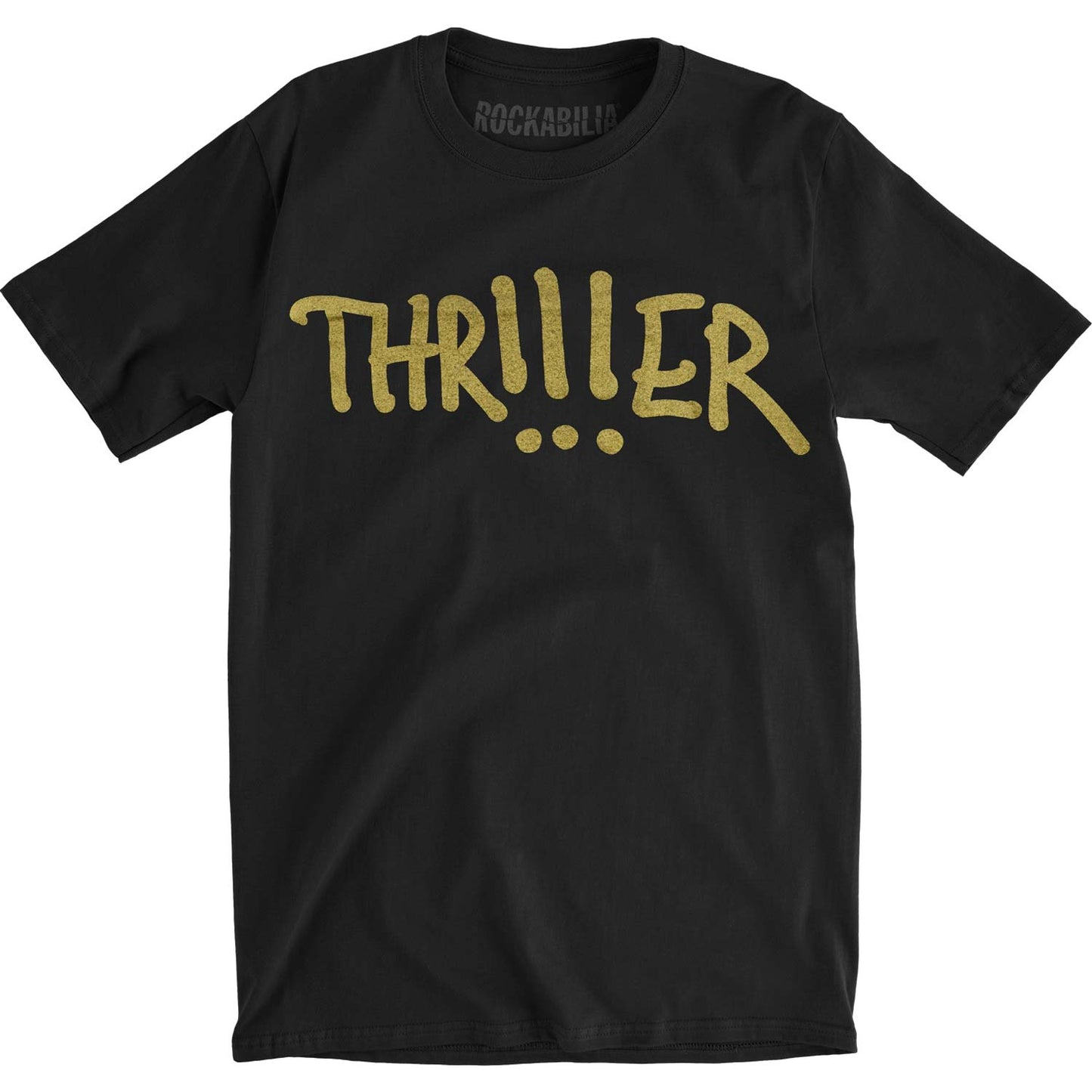 Thr!!!er Gold Print Slim Fit T-shirt Front