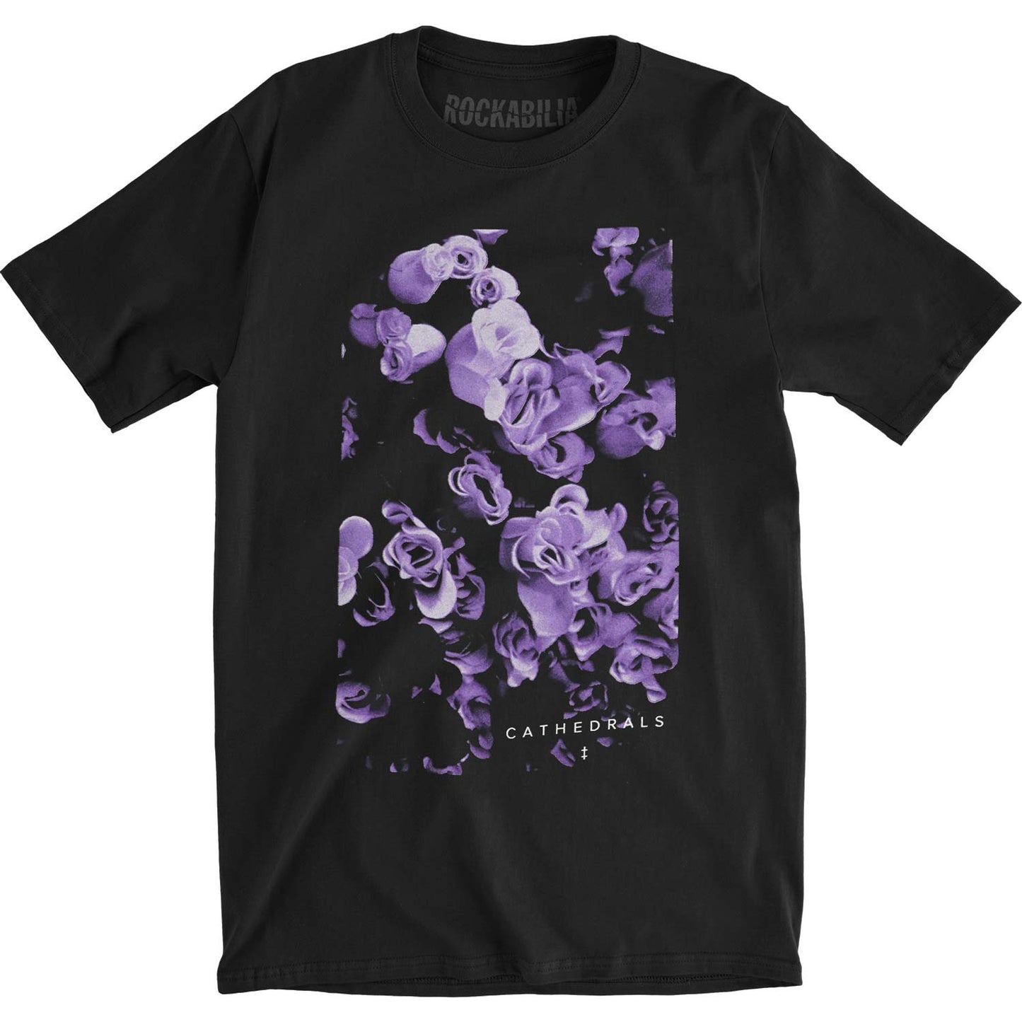 Cathedrals Flowers Slim Fit T-shirt Front