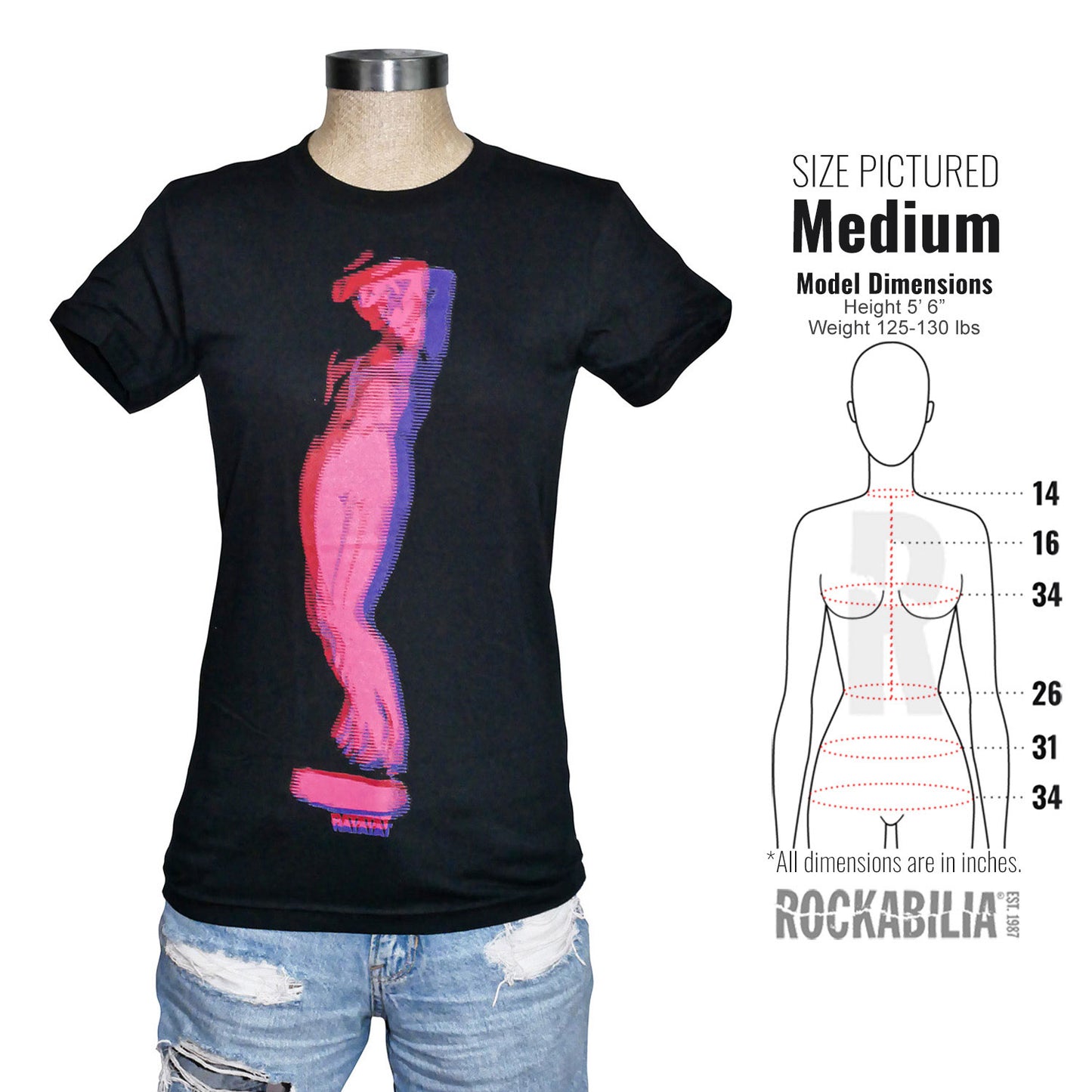 Girl's Statue Tee Junior Top