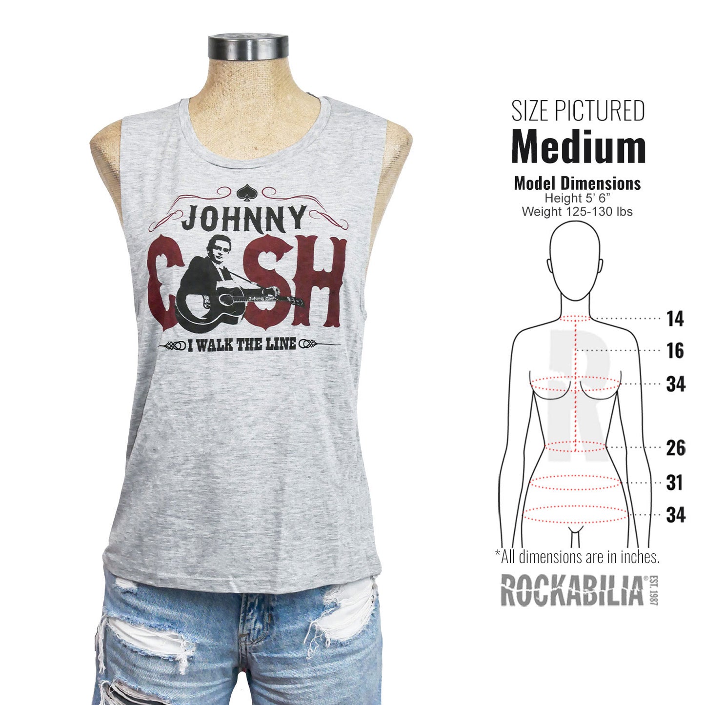 Johnny Cash Cash-A Women's Tank Womens Tank Alt 3
