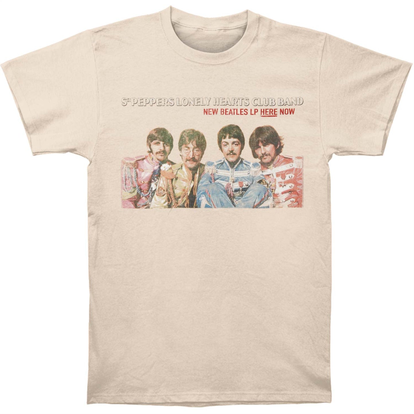 Beatles LP Here Now Slim Fit T-shirt Front