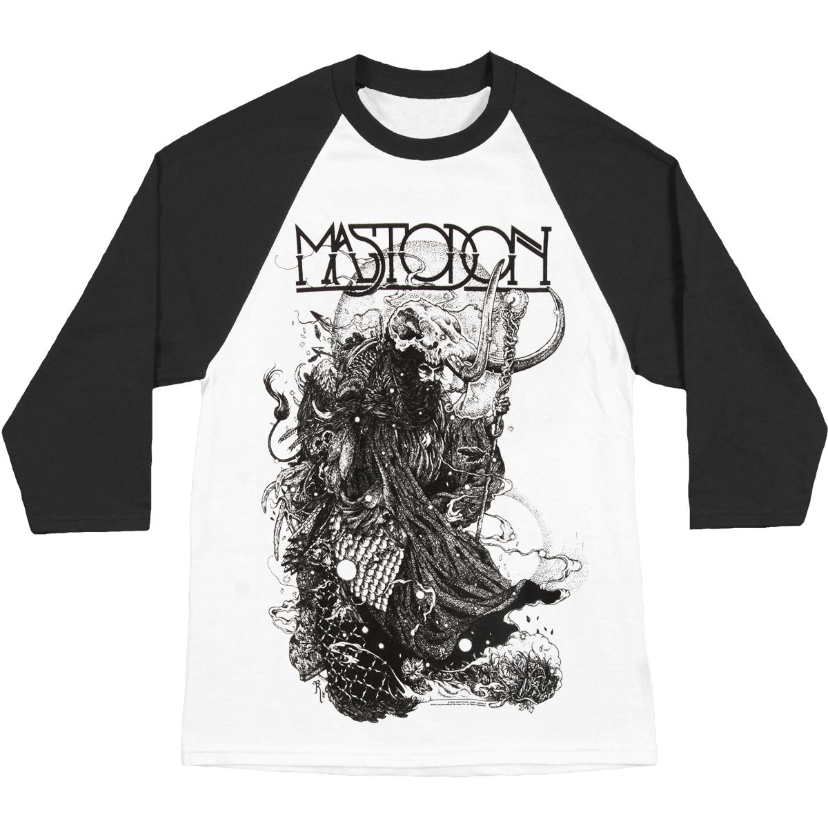 Mastodon Hermit Baseball Jersey Front