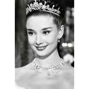 Audrey Hepburn Crown Poster Print