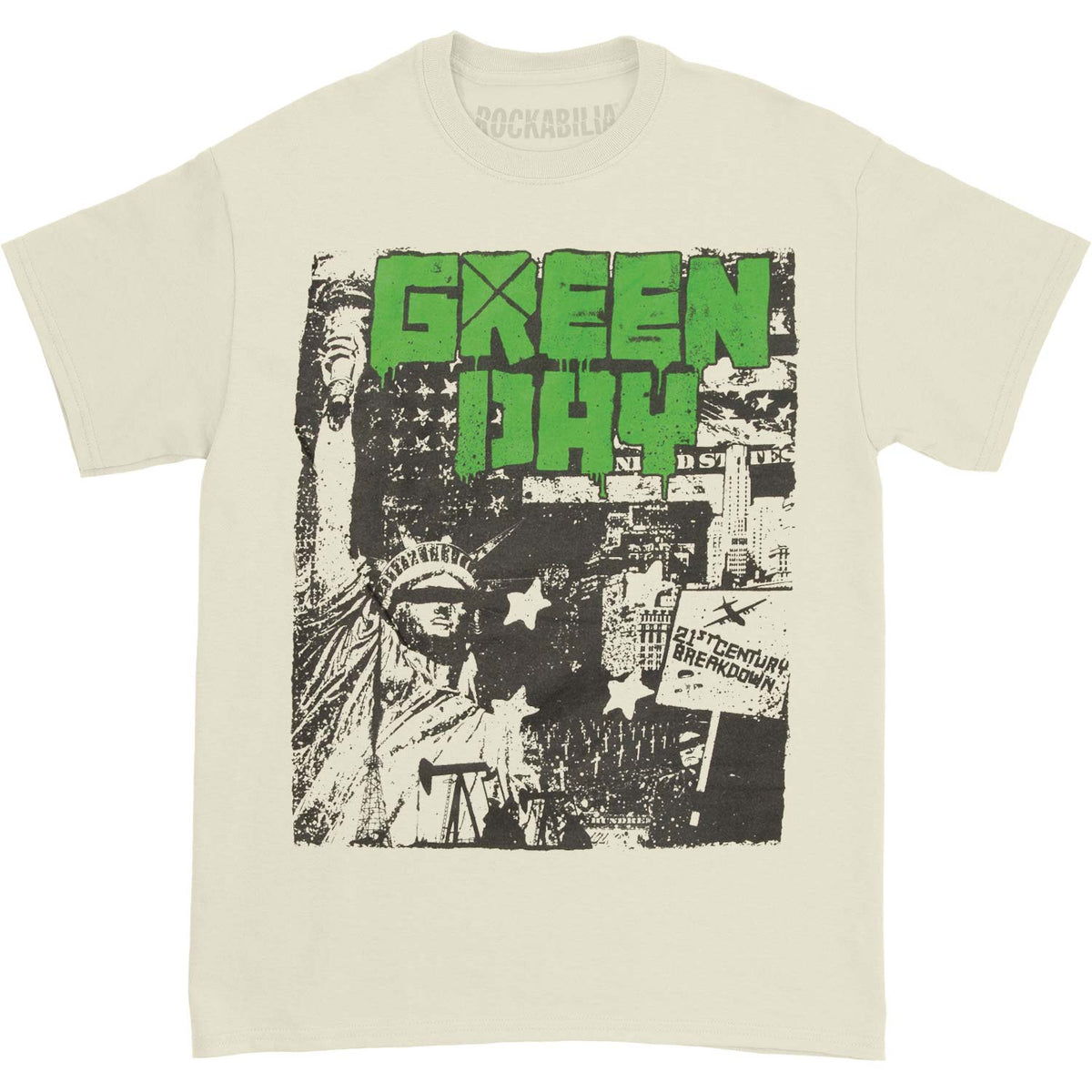 Green Day Liberty T-shirt Front