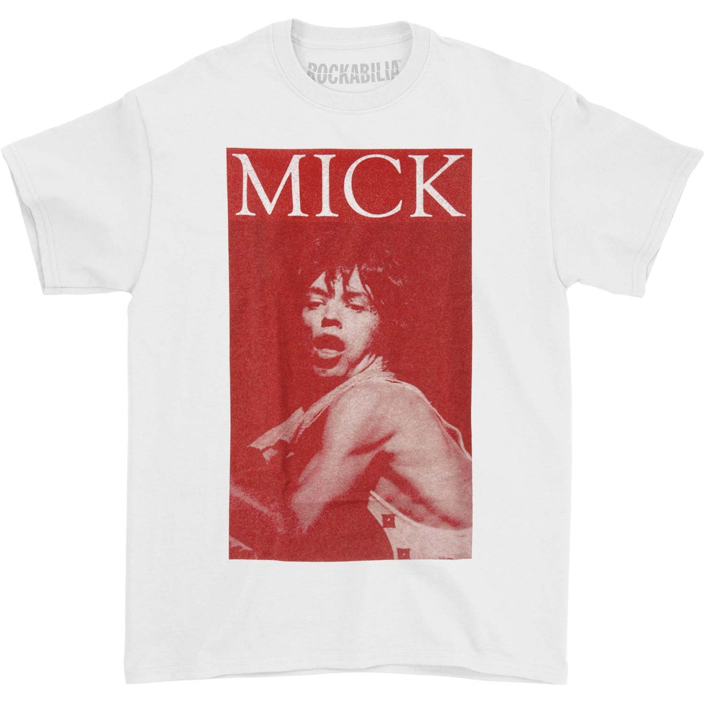 Rolling Stones Classic Young Mick Photo (Only SM & 2X Left) T-shirt Front