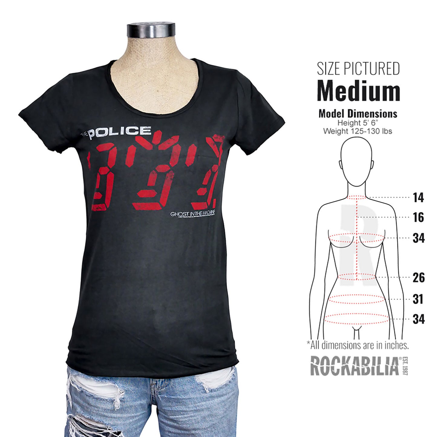 Ghost In The Machine Soft Junior Top