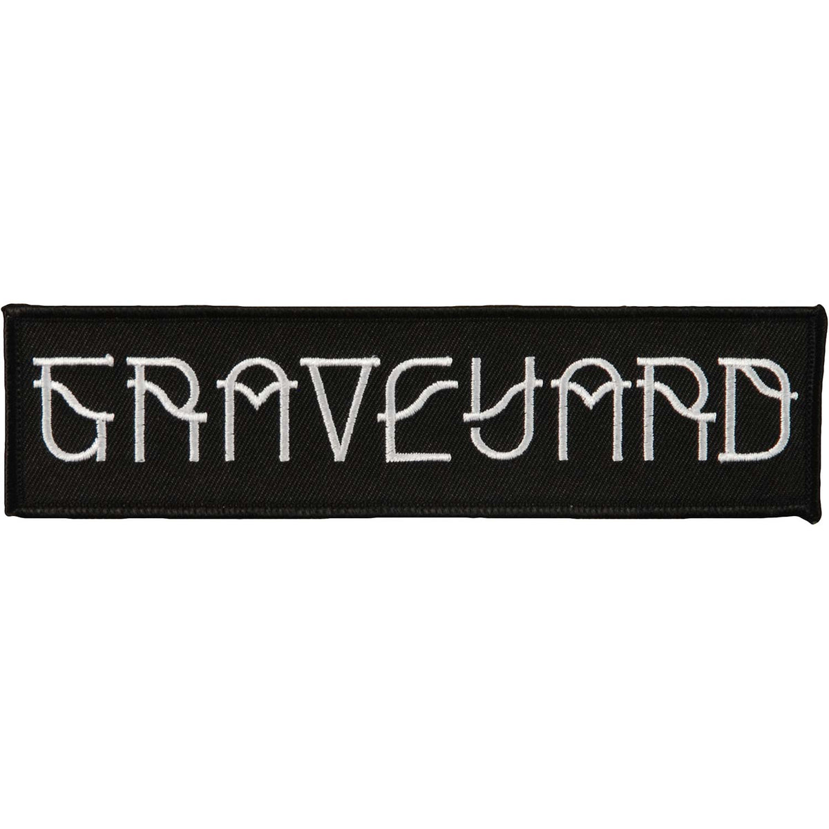 Graveyard Logo Embroidered Patch Front