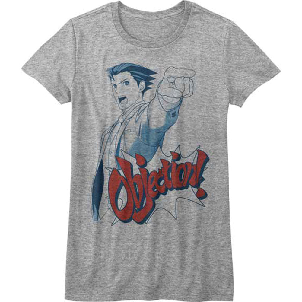 Ace Attorney Objection Soft Junior Top Front