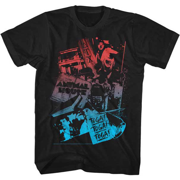 Animal House Collage Slim Fit T-shirt Front
