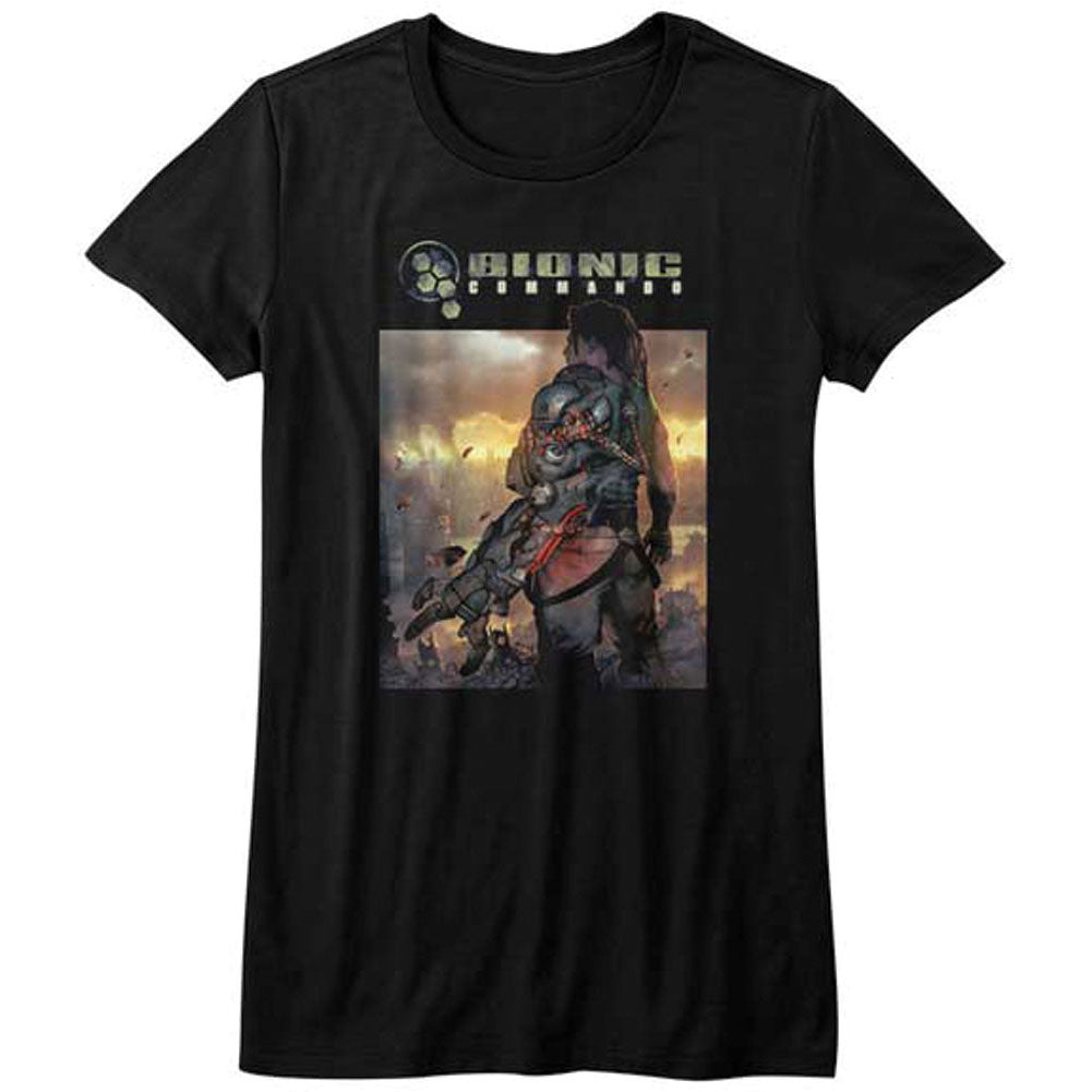 Bionic Commando The World Burn Soft Junior Top Front