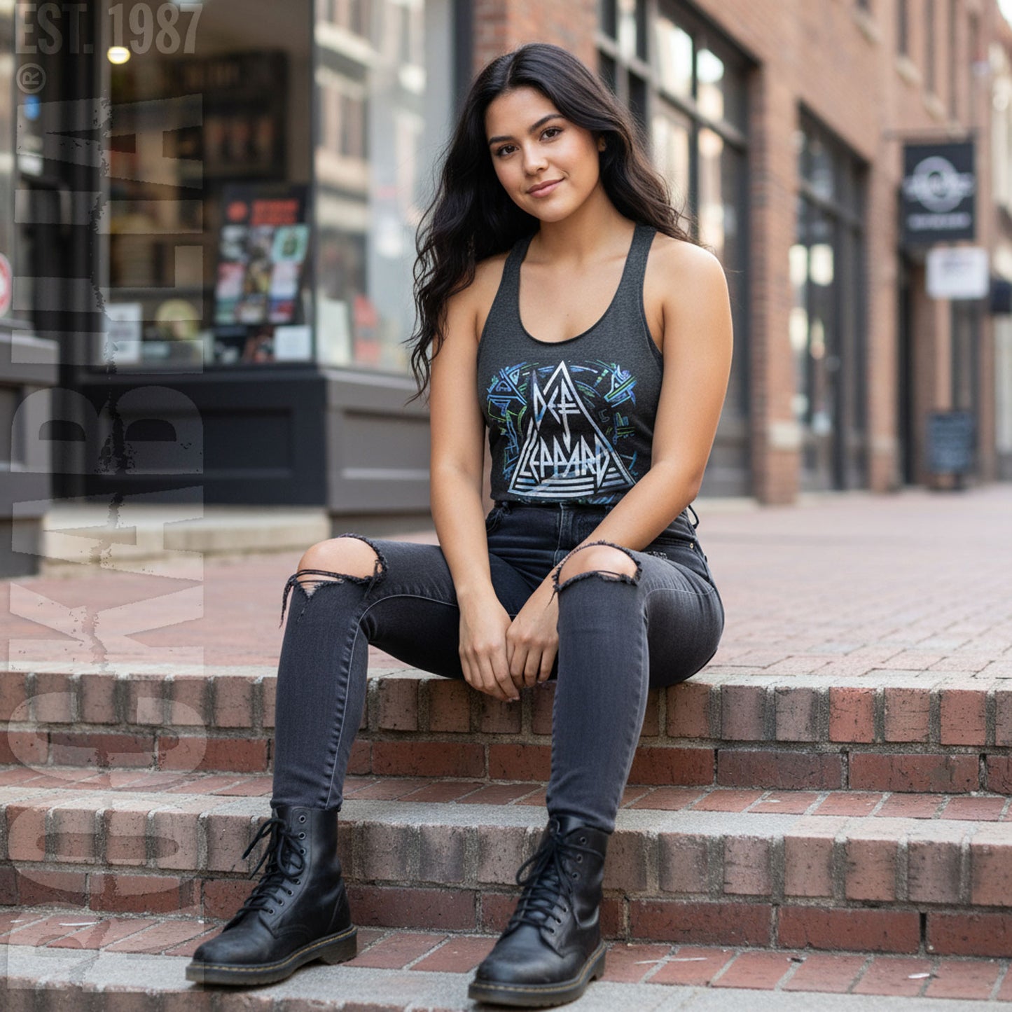 Def Leppard Histeric Logo Womens Tank Alt 2