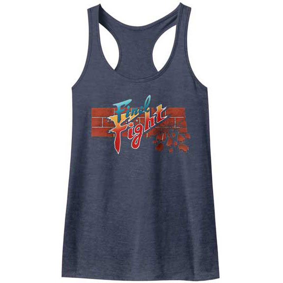 Final Fight (Video Game) Logo Womens Tank Front
